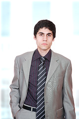 Image showing young business man standing