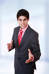 Image showing young business man standing