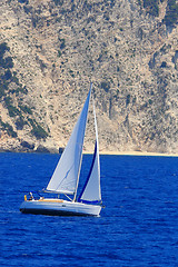 Image showing Sailing yacht