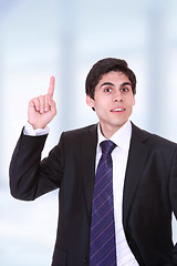 Image showing young business man standing