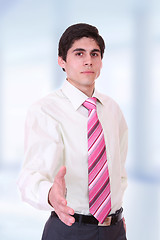 Image showing young business man standing