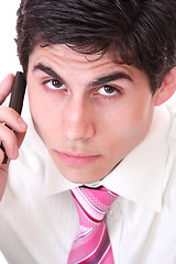 Image showing Businessman on Phone