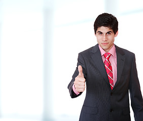 Image showing young business man standing