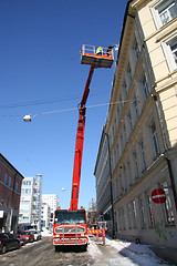 Image showing Removing Icicles