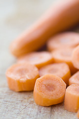 Image showing Chopped carrot