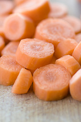 Image showing Chopped carrot