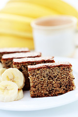 Image showing banan cake
