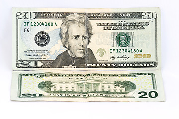 Image showing twenty dollars banknote