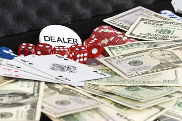 Image showing Gambling set