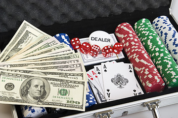 Image showing Gambling set