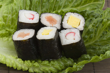 Image showing Japanese sushi