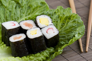 Image showing Japanese sushi