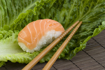 Image showing japanese sashimi