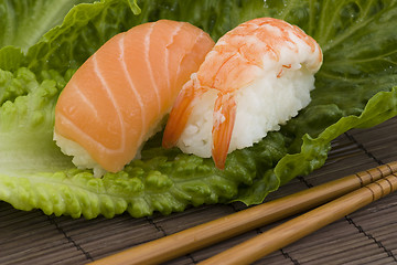 Image showing japanese sashimi