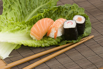 Image showing japanese sushi