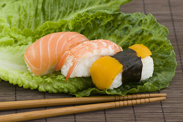 Image showing japanese sushi