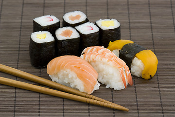 Image showing japanese sushi