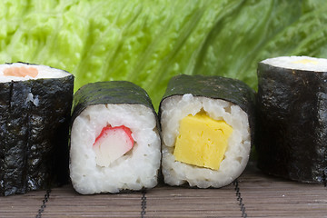 Image showing japanese sushi