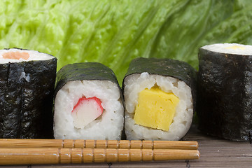 Image showing japanese sushi