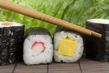 Image showing japanese sushi