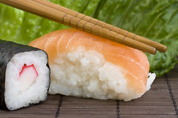 Image showing japanese sushi