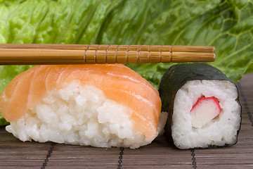 Image showing japanese sushi