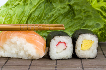 Image showing japanese sushi