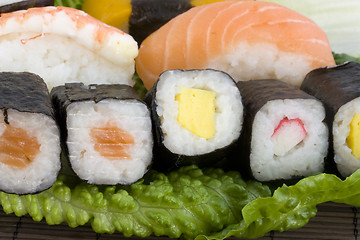 Image showing japanese sushi