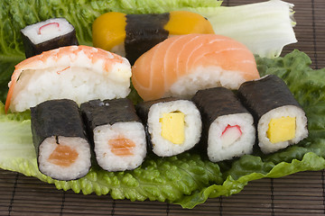 Image showing Japanese sushi