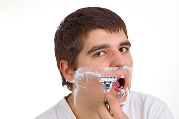 Image showing Shaving