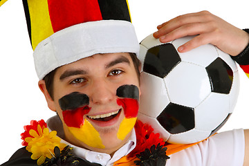 Image showing Soccer fan