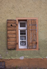 Image showing Old Windows and Shutters