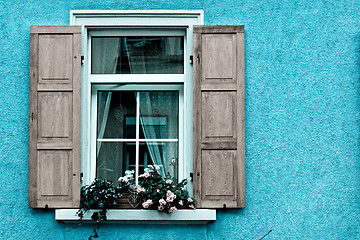 Image showing Old Windows and Shutters