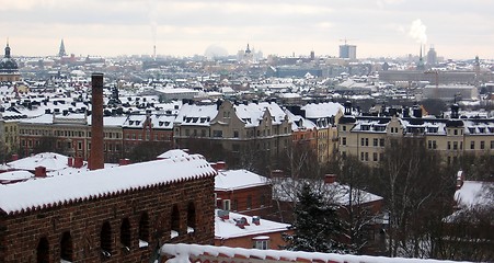 Image showing Winter view on Stockholm