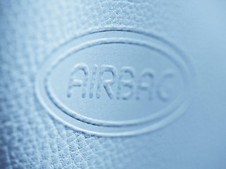 Image showing Airbag label