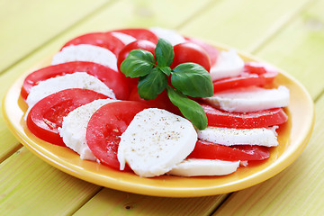 Image showing caprese salad