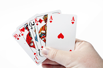 Image showing Poker - straight