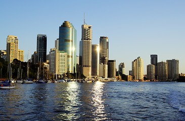 Image showing Brisbane City Skyline Australia