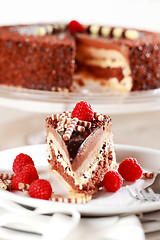 Image showing Delicious chocolate cake