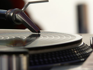 Image showing Needle on a record