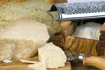 Image showing Grated Grana Padano