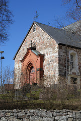 Image showing Portal of Halikko Church, Finland