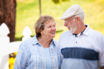 Image showing Happy Senior Couple in The Park