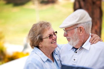 Image showing Happy Senior Couple in The Park