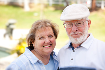 Image showing Happy Senior Couple in The Park