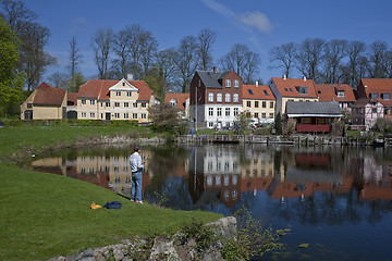Image showing Angler in the springtime