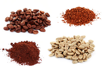 Image showing four kind of coffee