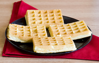 Image showing waffles