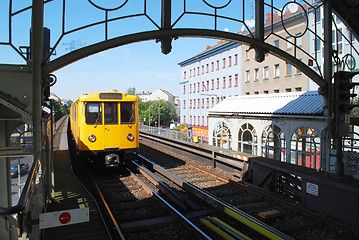 Image showing berlin subway train