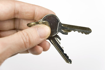 Image showing hand key